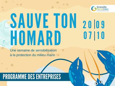 Sauve Ton Homard - pour les entreprises - une semaine de sensibilisation à la protection du milieu marin