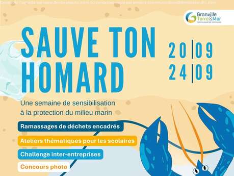 Sauve Ton Homard, une semaine de sensibilisation à la protection du milieu marin