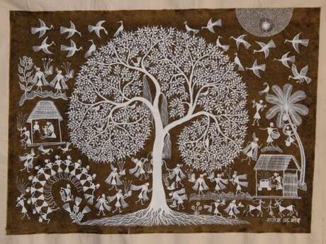 Peintures Warli de l'Inde