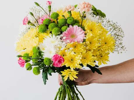 Cours d'art floral : miroir séché