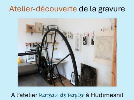 Atelier : découverte de la gravure