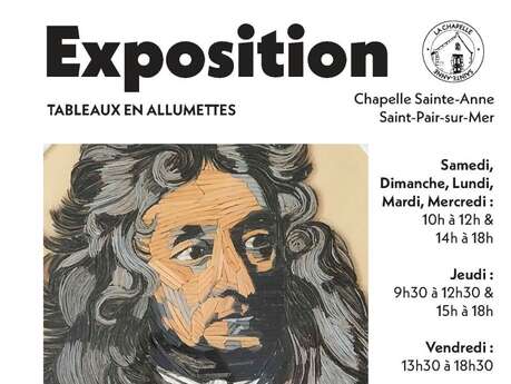 Exposition : "Tableaux en allumettes" de Cyrille Philibert