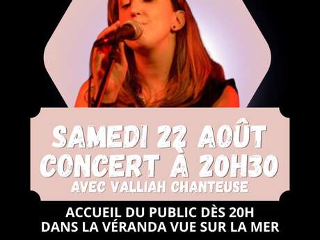 Concert avec Valliah Chanteuse