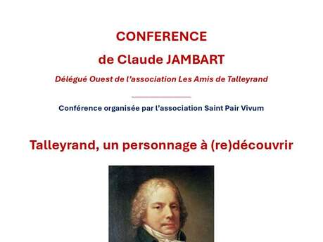 Conférence : Talleyrand, un personnage à (re)découvrir