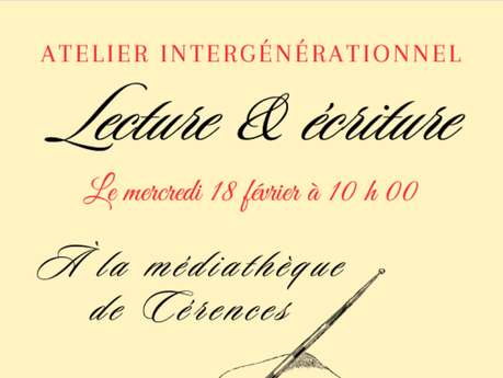 Atelier intergénérationnel lecture et écriture