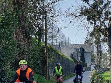 Balade à vélo des terres vers la mer - convergence - 4 points de départ