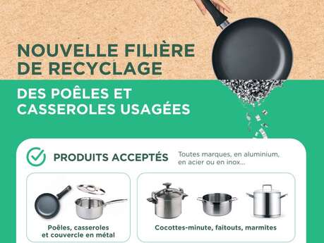 Collecte casseroles, poêles - Tri-Marrant et SEB
