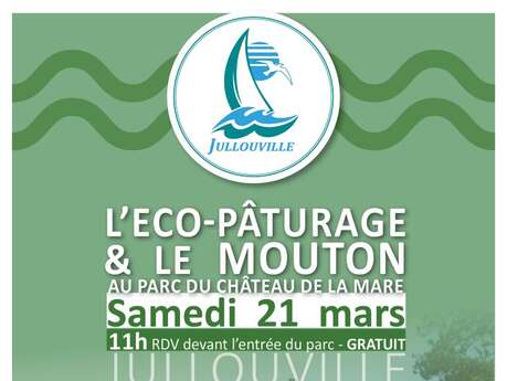 l'Eco-pâturage du parc du Château de la Mare