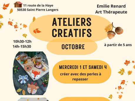 Ateliers créatifs d'octobre