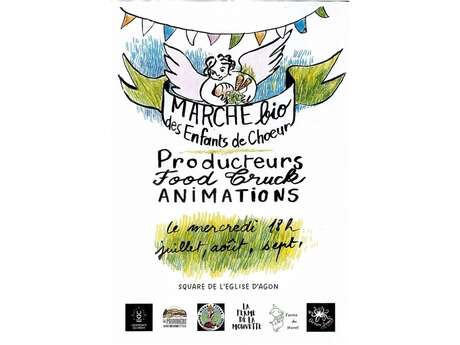 Marché bio du bistrot Les Enfants de Chœur