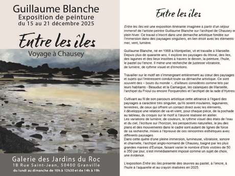 Exposition "Entre les îles" de Guillaume Blanche