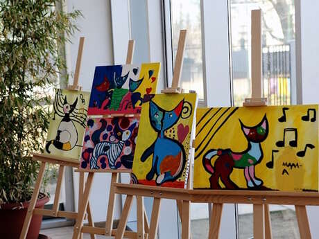 Vernissage de l'exposition de Anne-Émilie Philippe