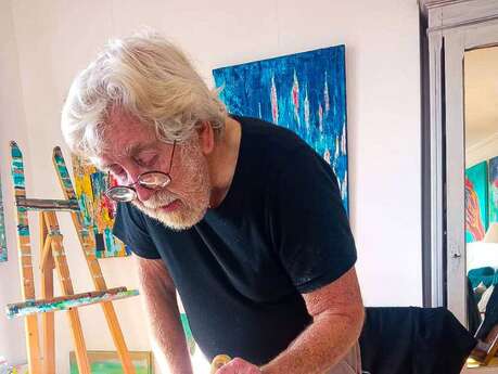 Exposition : Les Cool Heurts de GIL MAS - Peintre abstrait coloriste
