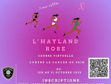Hayland Rose : course virtuelle contre le cancer du sein