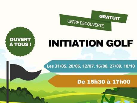 Golf : Initiations gratuites