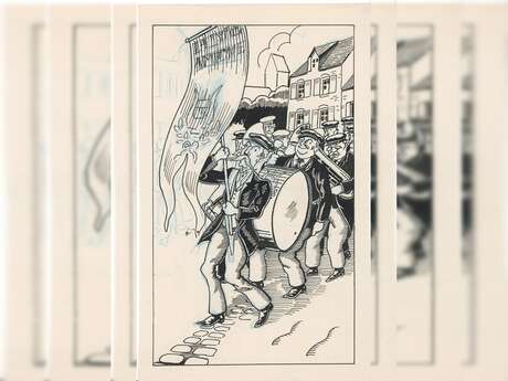 Fête de la musique et tableaux