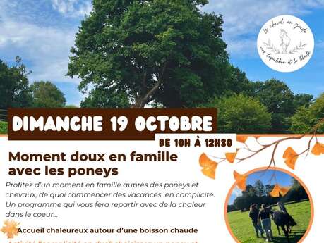 Le cheval, un guide : moment de partage en famille