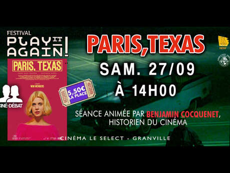 Cinéma -Ciné-débat "Paris Texas"