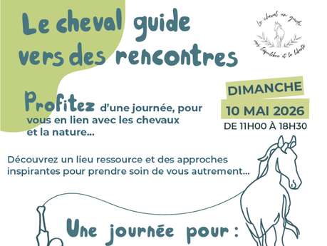 Journée découverte le cheval guide vers des rencontres