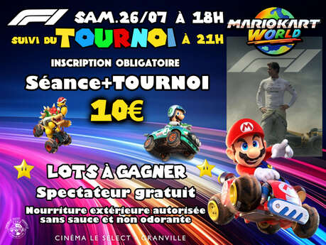 F1 et tournoi Mario Kart World
