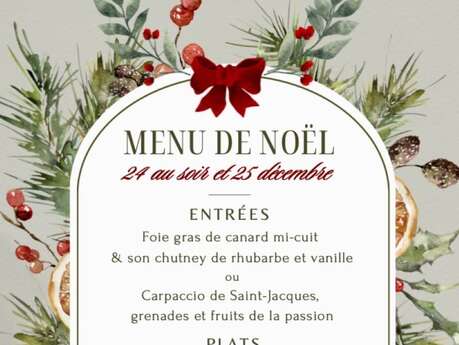 Menu de Noël