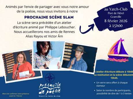 Scène ouverte de Slam - Atelier d'écriture
