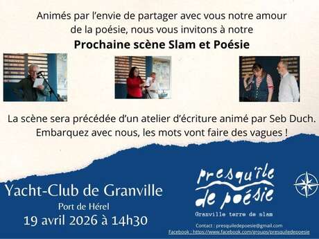 Scène ouverte de Slam et Atelier d'écriture