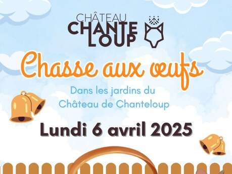 Chasse aux oeufs dans le jardin