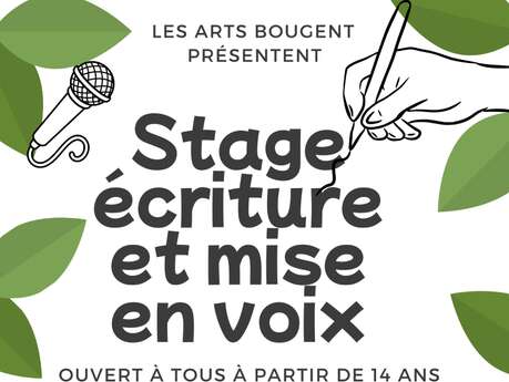 Stage écriture et mise en voix