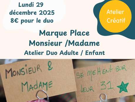Atelier Créatif duo Adulte /Enfant