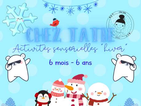 Activités Sensorielles d'hiver pour enfant de 0 à 6 ans