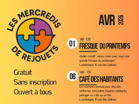 Agenda des Mercredis de Rejouets