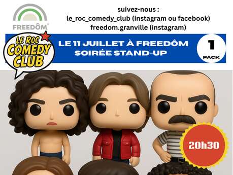 Le Roc Comedy Club débarque à Granville : une soirée stand-up à Freedôm