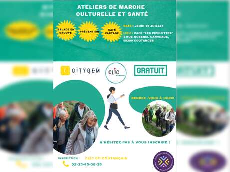 Atelier bien-être : marche, culture et café partage