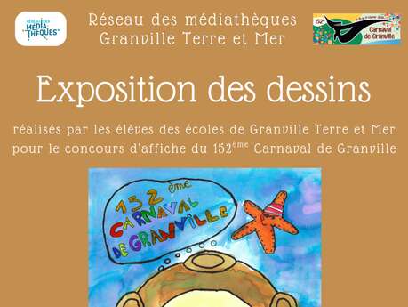 Exposition des dessins pour le concours d’affiche du 152ème Carnaval de Granville