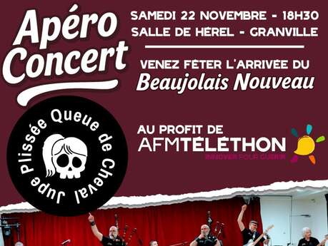 Apéro concert avec le groupe Jupe Plissée et Queue de Cheval