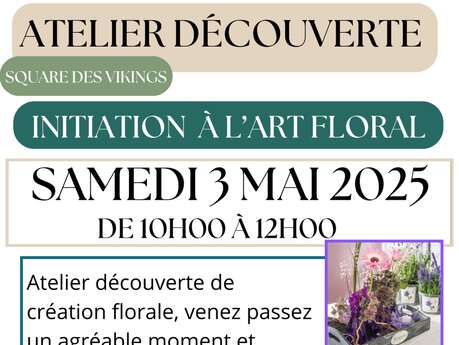 Atelier découverte art floral