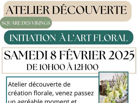 Atelier découverte art floral