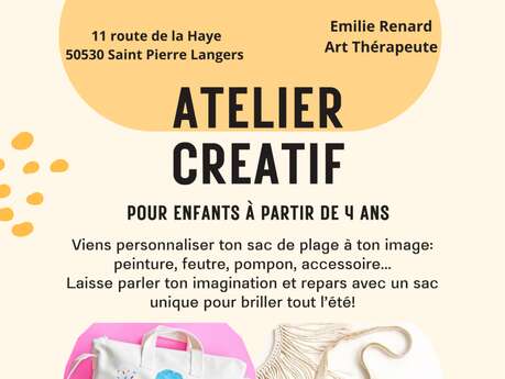 Customisation d'un sac pour aller à la plage