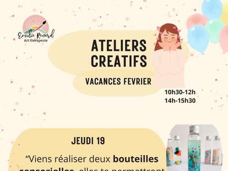 Ateliers créatifs : bouteilles sensorielles
