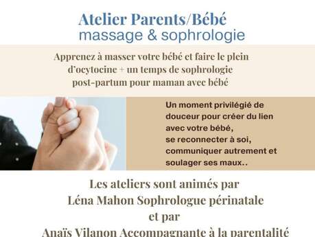 Atelier parents/bébé Massage & Sophrologie