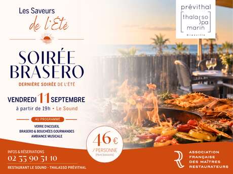 Soirée brasero - les saveurs de l'été au restaurant Le Sound