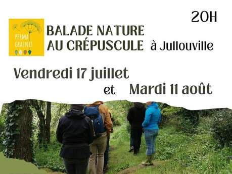 Soirée découverte de la nature de Jullouville au crépuscule