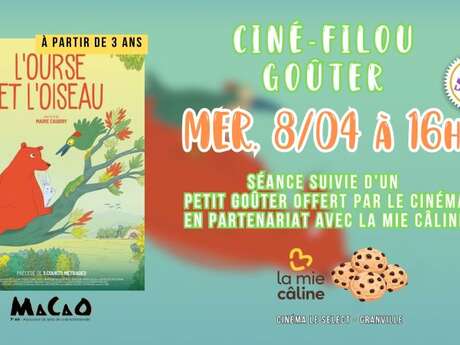 Ciné-goûter : l'ours et l'oiseau