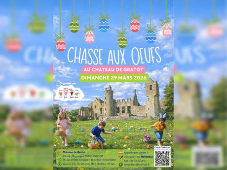 Chasse aux oeufs au Château de Gratot