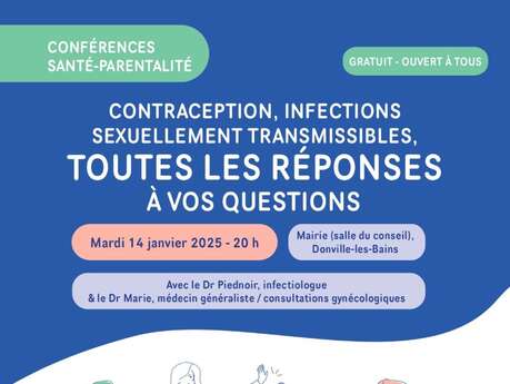 Conférence Santé : les infections sexuellement transmissibles et la contraception