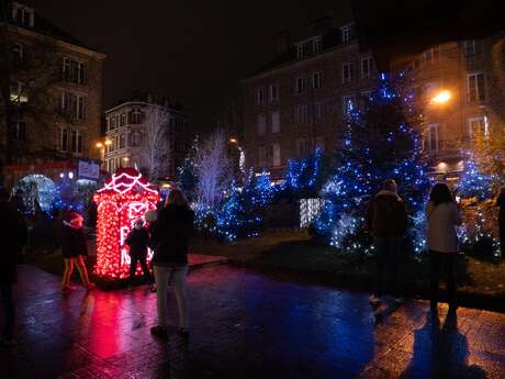 Lancement des illuminations de Noël