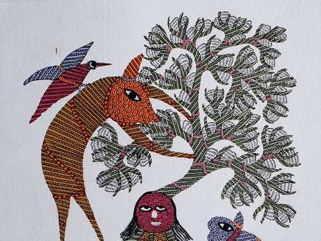 Peintures Gond de l'Inde