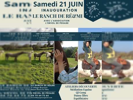 Inauguration du Ranch de RÉ&MI avec l'Envol de Pégase