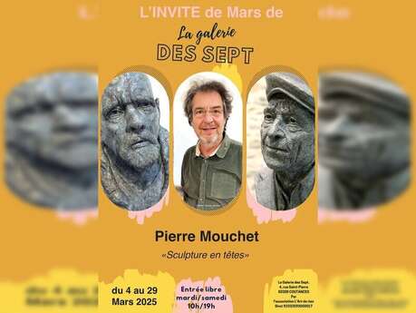 "Sculpture en têtes" : une exposition de Pierre Mouchet